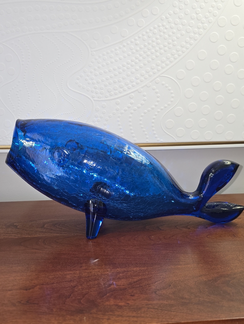 Blenko Crackle Fish
